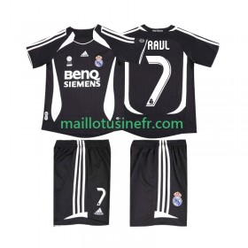 Maillot de Foot Real Madrid RAUL 7 2006 2007 Extérieur Retro - Enfant